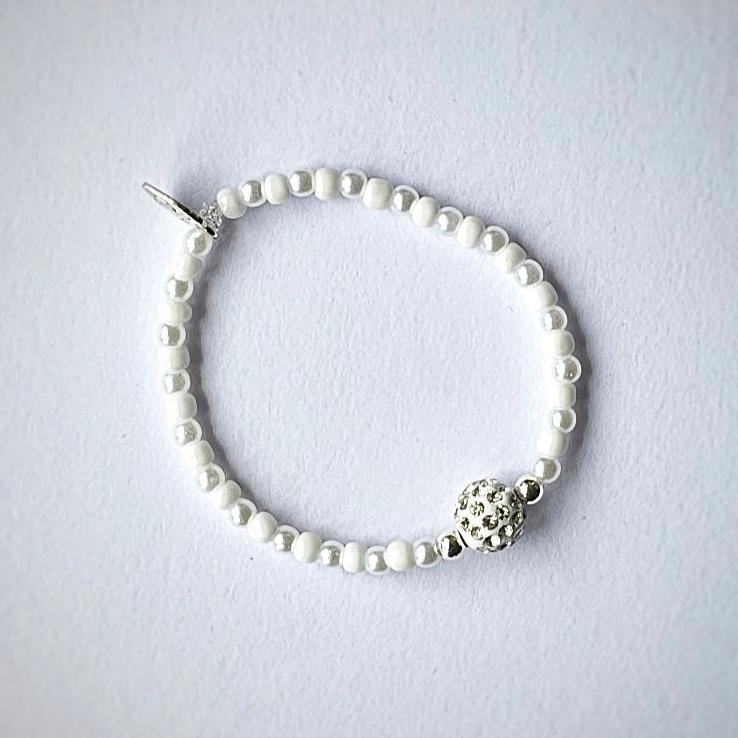 Andine armbånd hvit