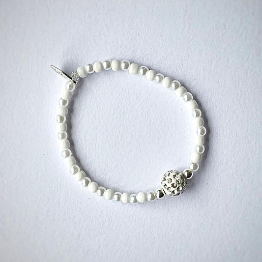 Andine armbånd hvit