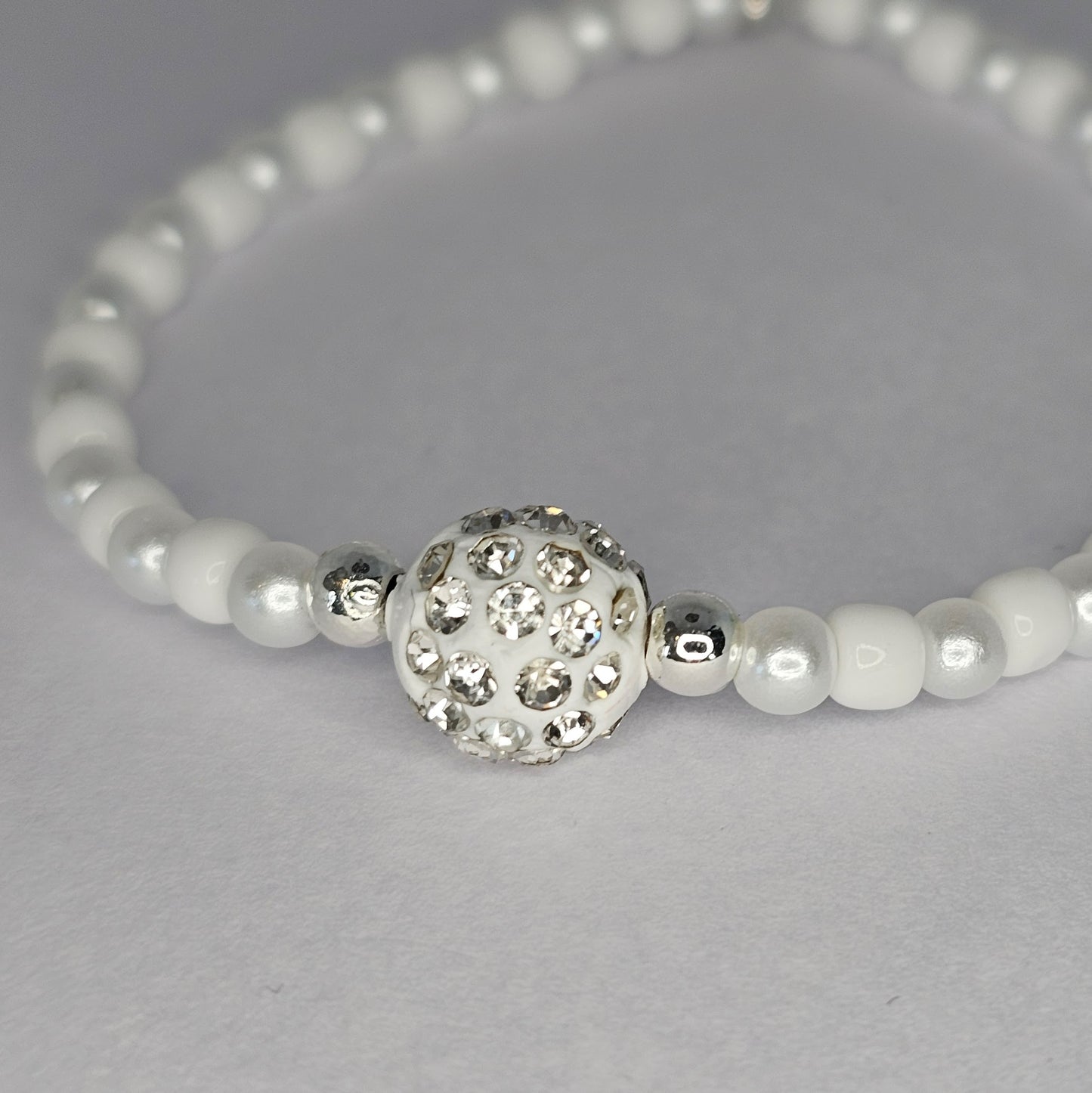 Andine armbånd hvit